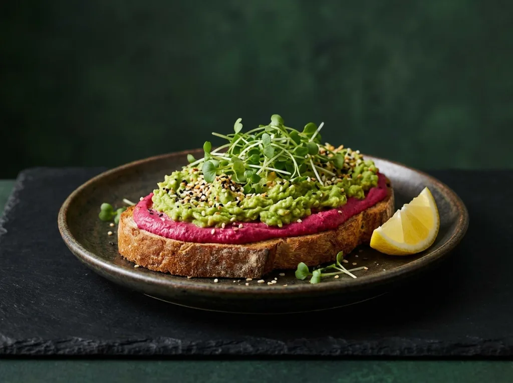 Avocado Hummus Power Toast