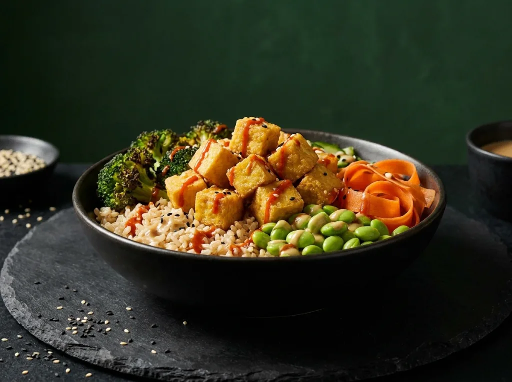 Crispy Tofu Buddha Bowl