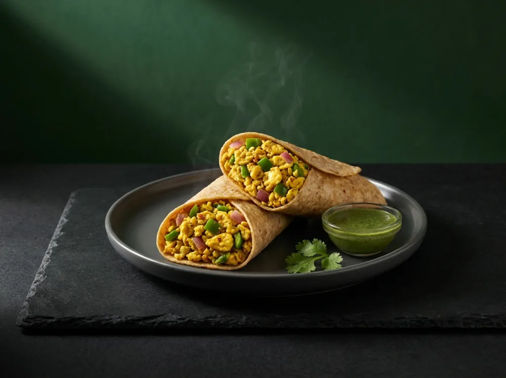 Egg Bhurji Whole-Wheat Wrap