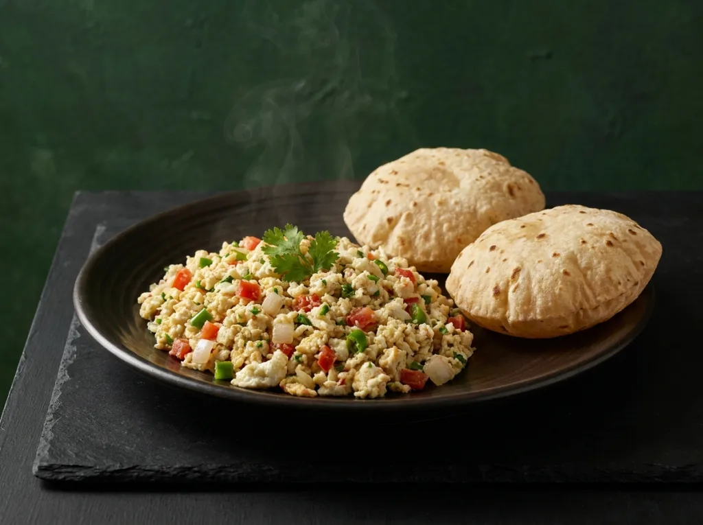Egg White Bhurji with Phulka