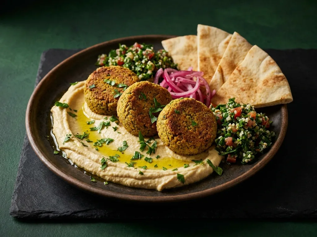 Falafel Hummus Mezze Bowl