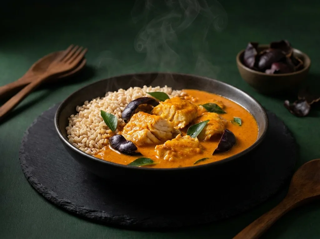 Goan Fish Curry with Brown Rice