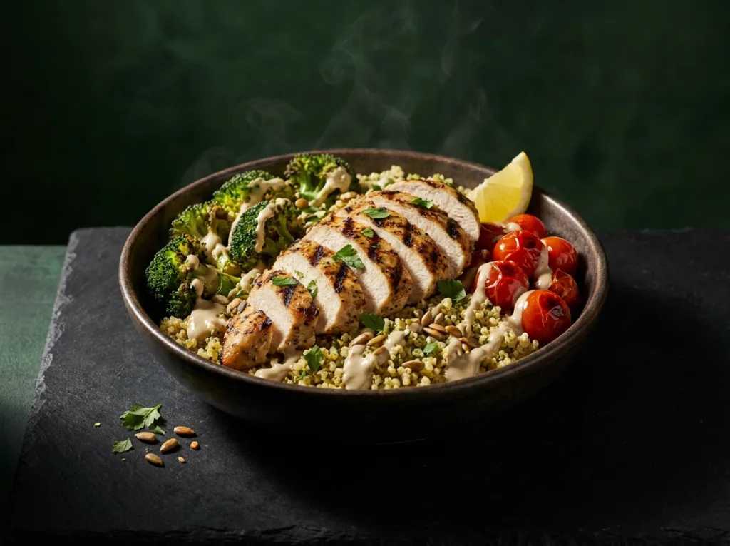 Grilled Chicken Quinoa Power Bowl