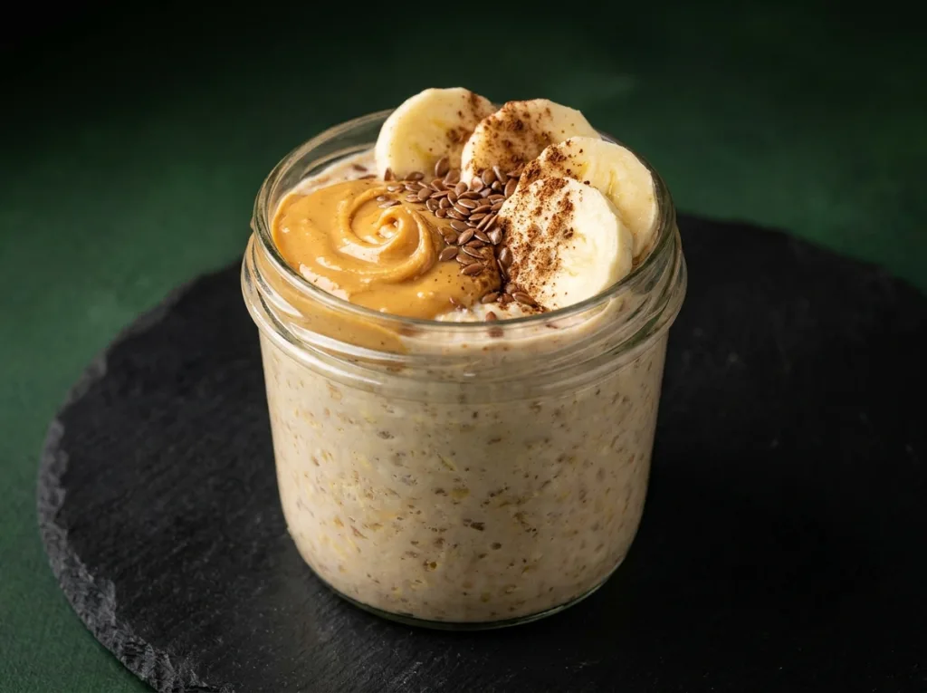 Peanut Butter Banana Overnight Oats