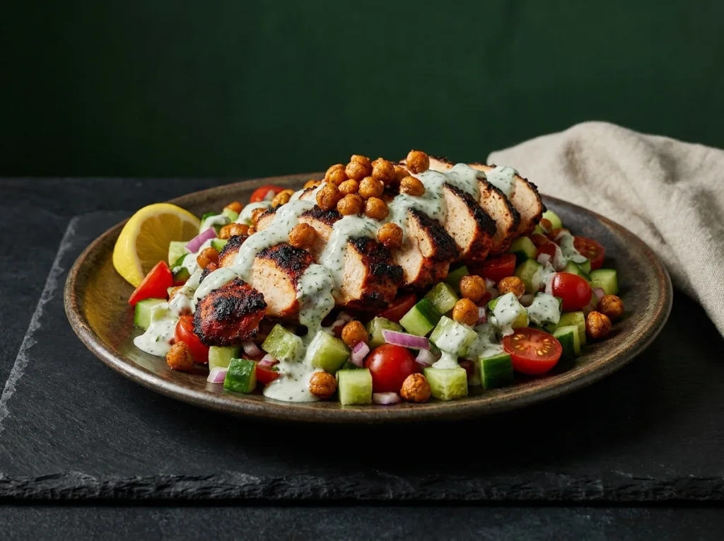 Tandoori Chicken Salad Plate