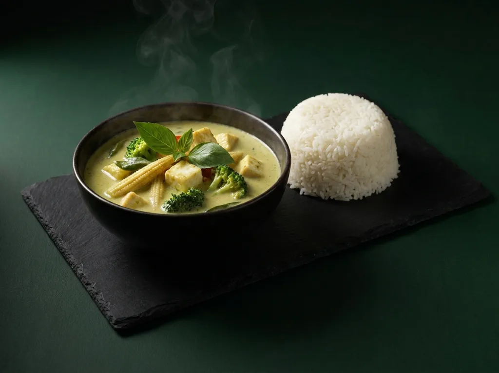 Thai Veg Green Curry with Jasmine Rice
