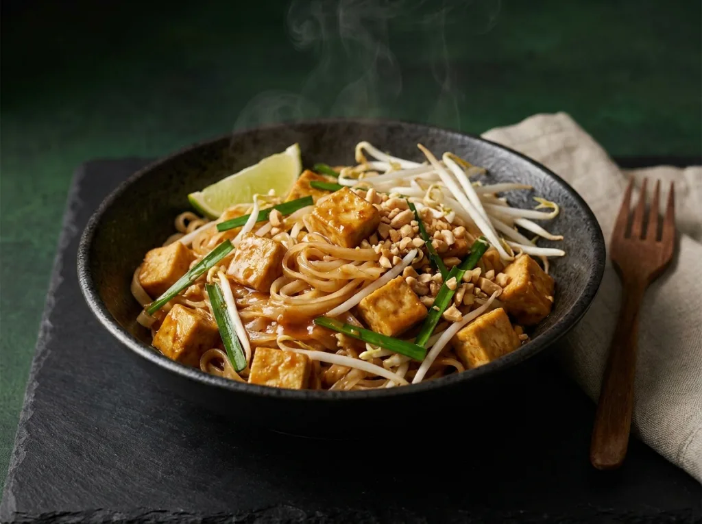 Vegan Pad Thai with Tofu