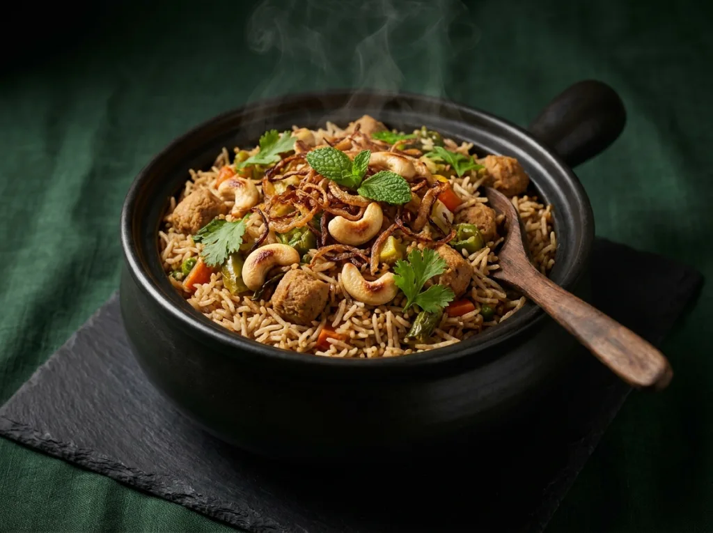 Vegan Vegetable Dum Biryani