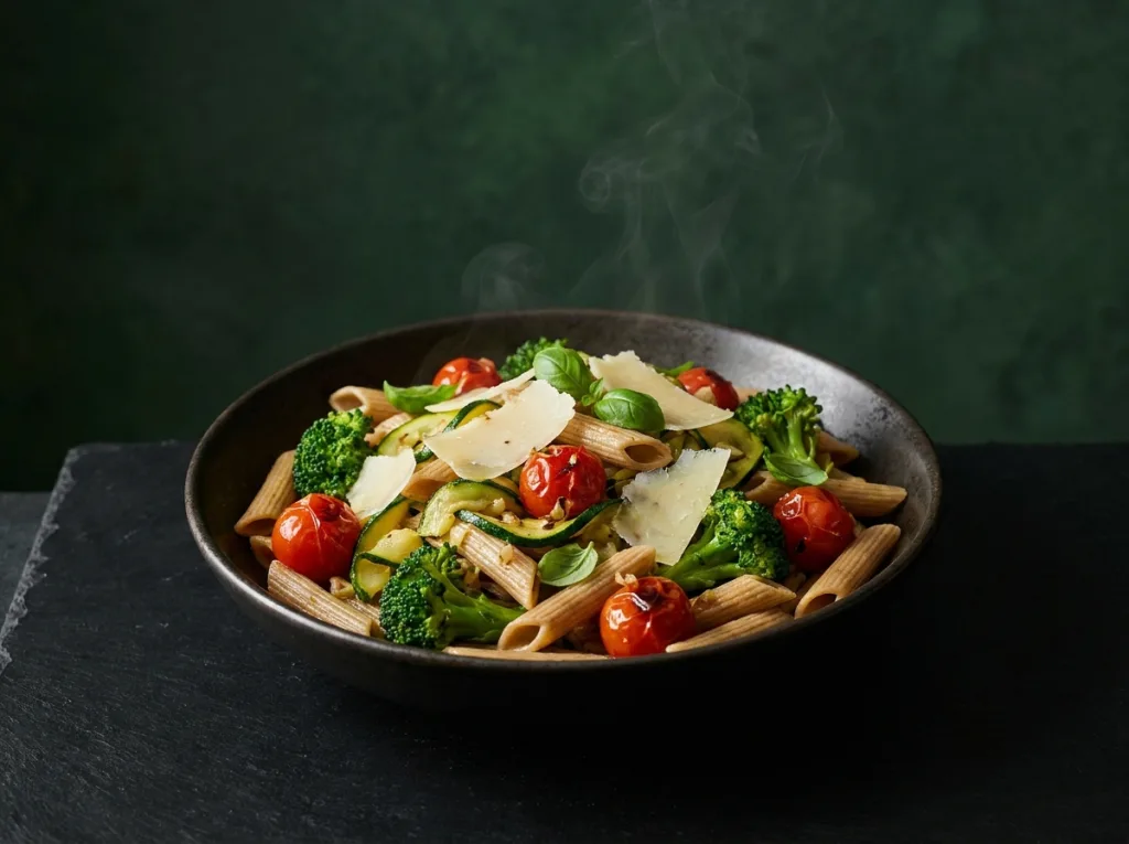 Whole-Wheat Pasta Primavera